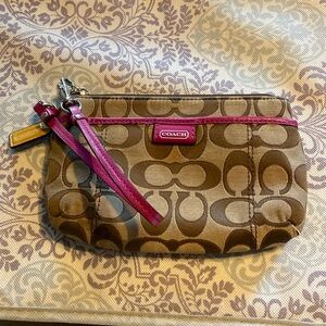 Coach wristlet